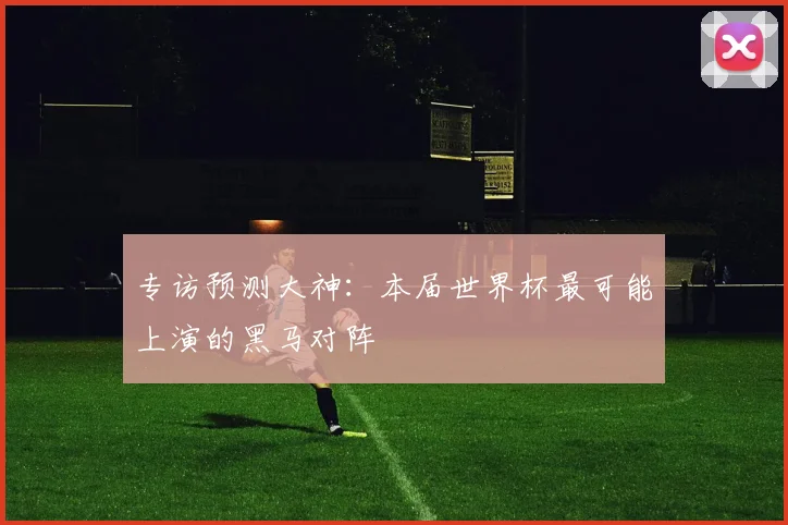 专访预测大神：本届世界杯最可能上演的黑马对阵
